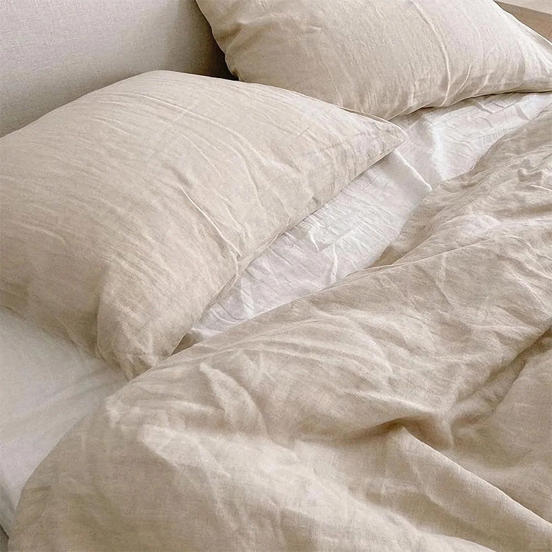 Natural Linen Duvet Set